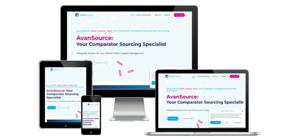 Avansource.com: SEO + custom design business website website presentation