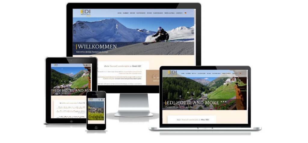 Hotel + reservation system website presentation