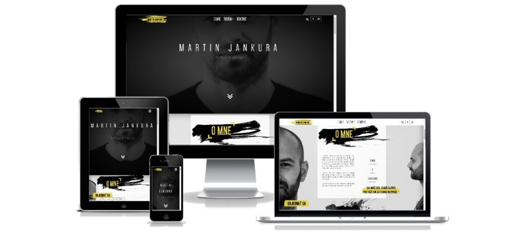 Tattoo artist portfolio websitev website presentation