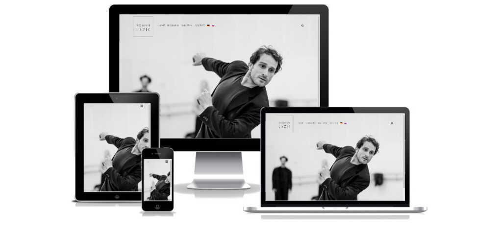 Artist portfolio #2 - website detail