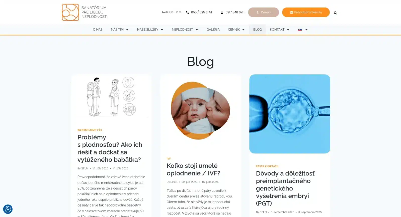 SPLN website multilingual content