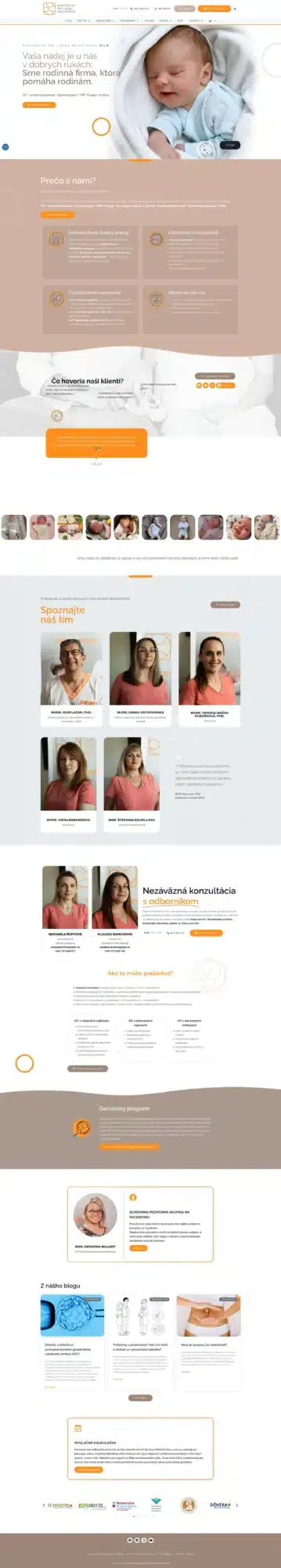 Full SPLN website page layout