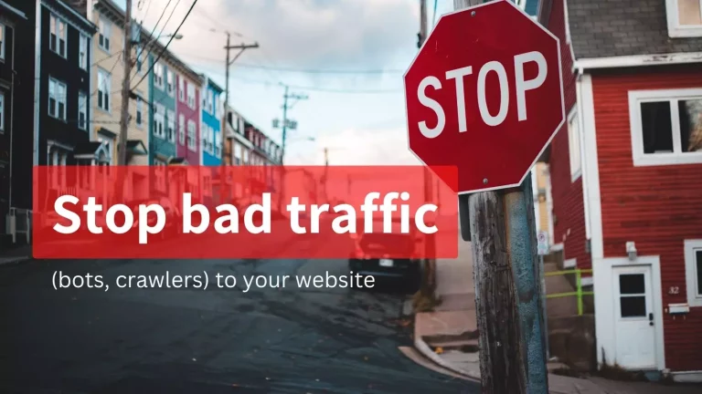 How to stop bad traffic to website – reduce visits on Kinsta: bots, AWS, crawlers